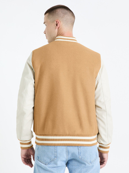 Celio Beiger Herren-Bomber aus Wollmischung Celio Fuvarsi