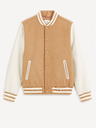 Celio Beiger Herren-Bomber aus Wollmischung Celio Fuvarsi
