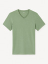 Celio Grünes Herren-Basic-T-Shirt Celio Neunir