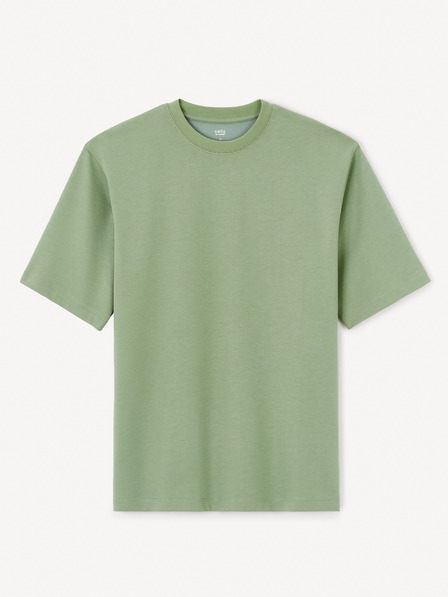 Celio Grünes Herren Oversize-T-Shirt Celio Gehem