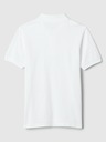 GAP Weißes Pique-Poloshirt für Jungen GAP