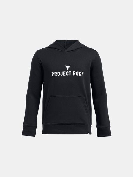 Under Armour Project Rock Rival Hoodie Sweatshirt Kinder