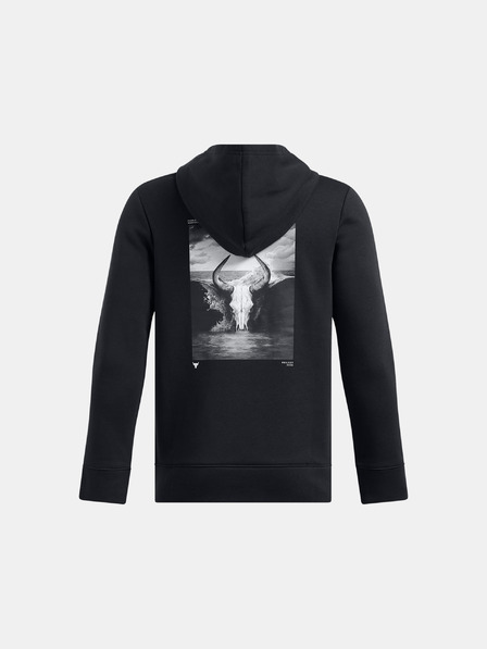 Under Armour Project Rock Rival Hoodie Sweatshirt Kinder