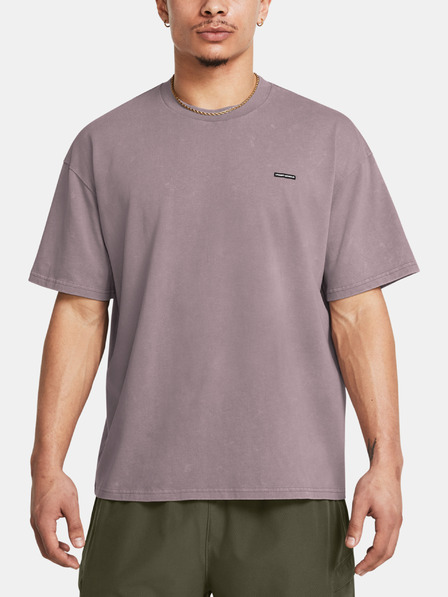 Under Armour UA M Hvyweight OS Logo Wash SS T-Shirt