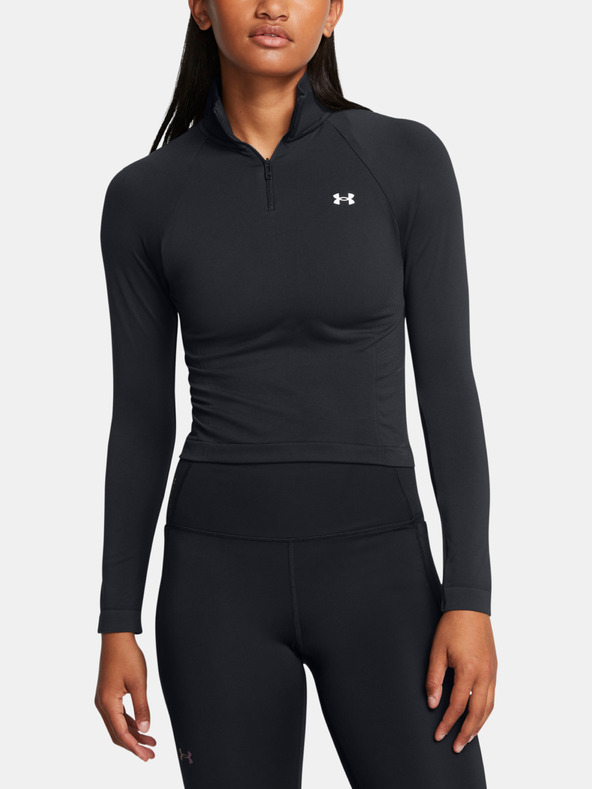 Under Armour Vanish Seamless 1/4 Zip Crop T-Shirt