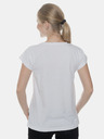 Sam 73 Weißes bedrucktes Damen-T-Shirt SAM 73