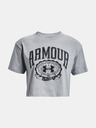 Under Armour Damen T-Shirt Under Armour UA COLLEGIATE CREST CROP SS