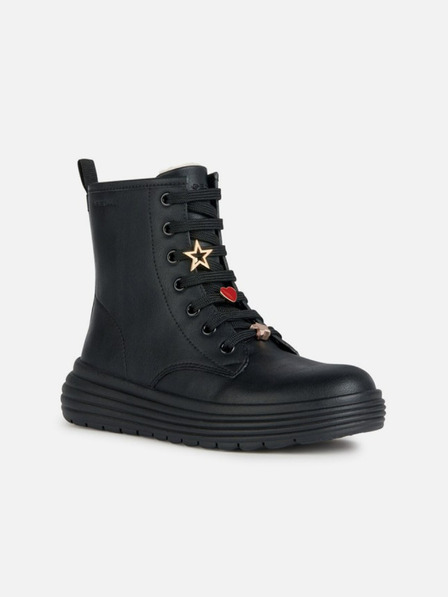 Geox Schwarze Girls-Stiefeletten Geox Phaolae