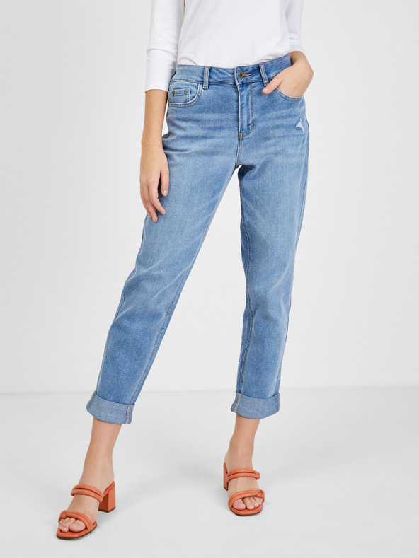 Orsay Hellblaue Damen Boyfriend Jeans ORSAY