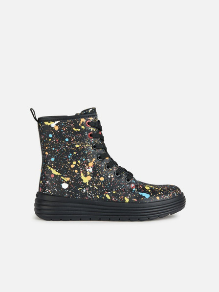 Geox Schwarze Girls-Stiefeletten Geox Phaolae