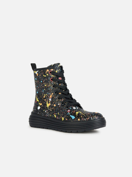 Geox Schwarze Girls-Stiefeletten Geox Phaolae