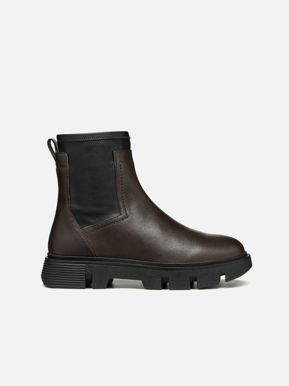 Geox Dunkelbraune Damen Geox Vilde Stiefelette