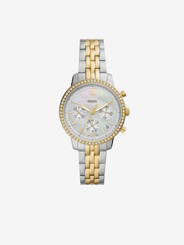 Fossil Silber Gold Damen Fossil Neutra Uhr