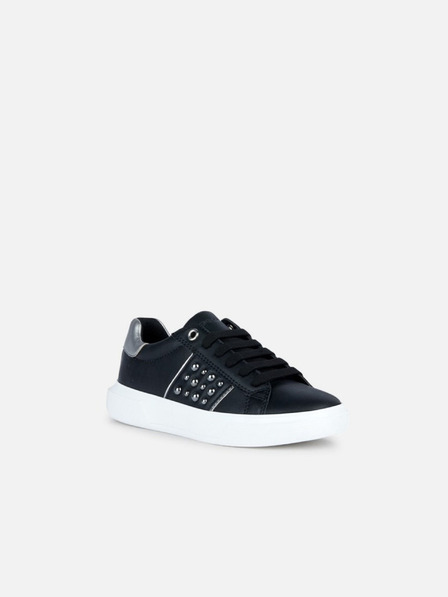 Geox Schwarze Mädchen-Sneakers Geox Nettuno