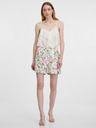 Orsay Cremefarbene Damen-Shorts mit Blumenmuster ORSAY