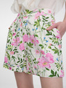 Orsay Cremefarbene Damen-Shorts mit Blumenmuster ORSAY