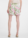 Orsay Cremefarbene Damen-Shorts mit Blumenmuster ORSAY