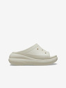 Crocs Creme Damen Crocs Crush Slide Hausschuhe