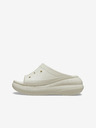 Crocs Creme Damen Crocs Crush Slide Hausschuhe