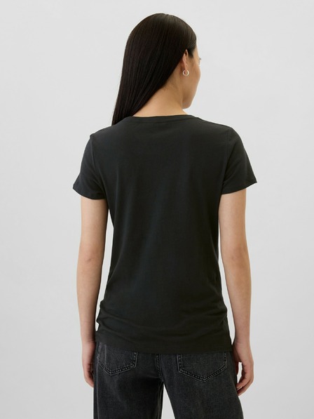 GAP T-Shirt mit metallischem Logo GAP