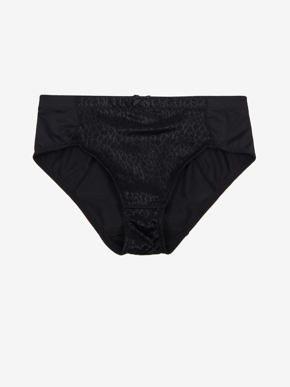 DORINA Schwarzer Slip mit kleinem Muster DORINA