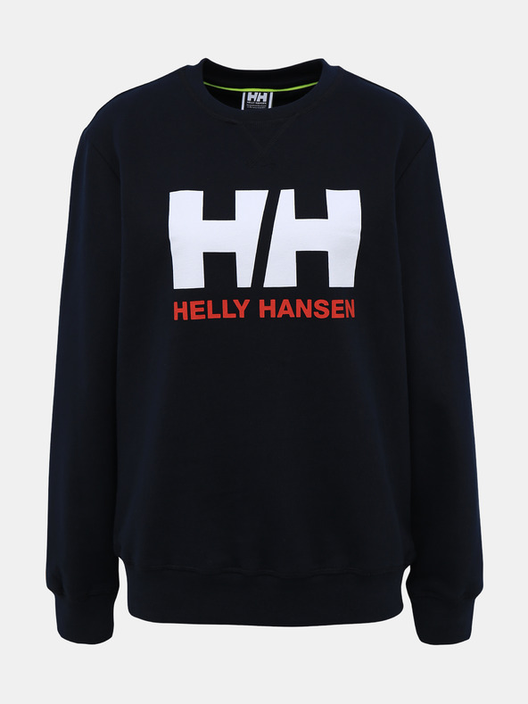 Helly Hansen Dunkelblaues Damen-Sweatshirt mit HELLY HANSEN Logo-Aufdruck