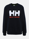 Helly Hansen Dunkelblaues Damen-Sweatshirt mit HELLY HANSEN Logo-Aufdruck