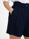 Vero Moda Dunkelblaue Damenshorts mit Leinen Vero Moda Amelia