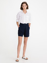 Vero Moda Dunkelblaue Damenshorts mit Leinen Vero Moda Amelia
