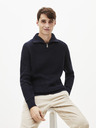 Celio Dunkelblauer Pullover Celio Penolta