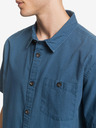 Quiksilver Blaues Herren-Kurzarmhemd Quiksilver Taxer Wash
