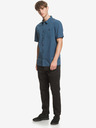 Quiksilver Blaues Herren-Kurzarmhemd Quiksilver Taxer Wash