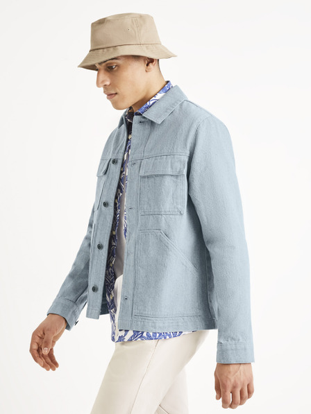 Celio Hellblaue Jeansjacke Celio Tumultden
