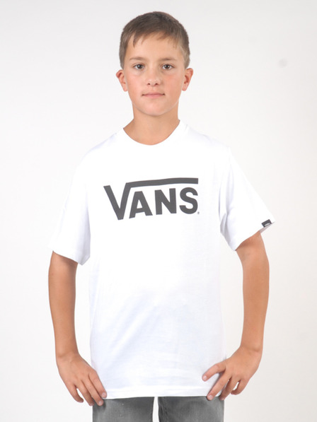 Vans Vans CLASSIC weiß/schwarzes Kinder-Kurzarm-T-Shirt - weiß
