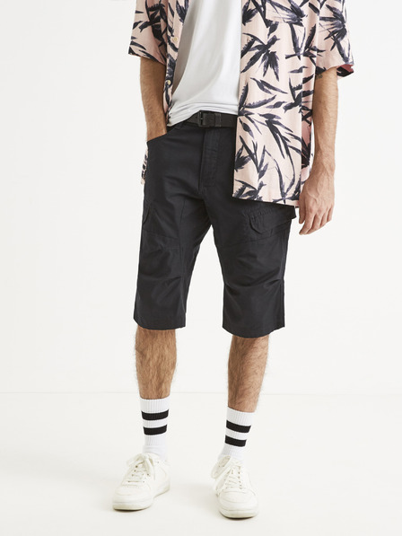 Celio Dunkelblaue kurze Hosen Celio Tocourtebm