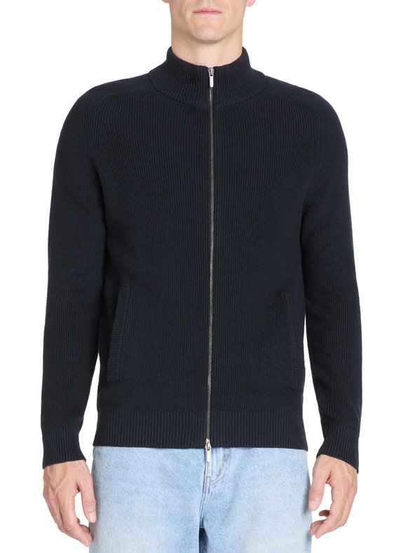 Celio Marineblauer Cardigan mit Reißverschluss von Celio Jeshintano