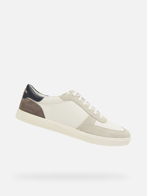 Geox Cremefarbene Herren-Sneaker Geox Avola