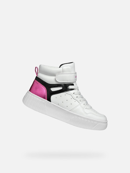 Geox Weiße Geox Mikiroshi Girl Stiefelette für Mädchen