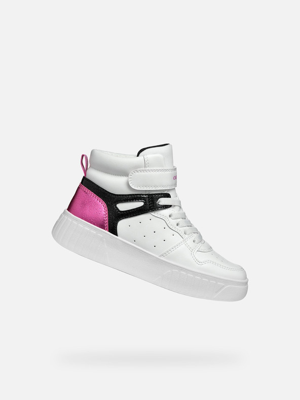 Geox Weiße Geox Mikiroshi Girl Stiefelette für Mädchen