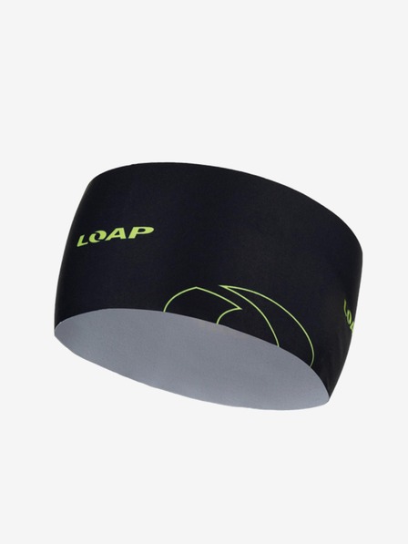 Loap Grünes und schwarzes sportliches Winterstirnband LOAP Zal
