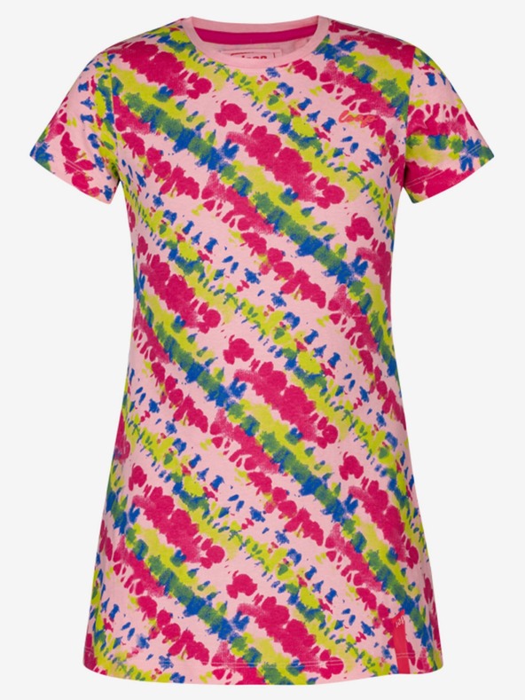 Loap Rosa gemustertes Kleid für Mädchen LOAP Bestona