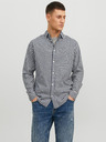 Jack & Jones Weißes und blaues Jack & Jones Gingham-Karohemd für Herren