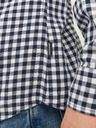 Jack & Jones Weißes und blaues Jack & Jones Gingham-Karohemd für Herren