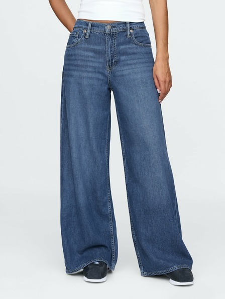 GAP Damen Baggy Jeans Mid Rise UltraSoft GAP