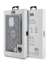 Karl Lagerfeld Karl Lagerfeld IML Monogram Crossbody K&CH Heads MagSafe Back Cover für iPhone 15 Pro Schwarz