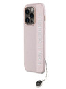 Karl Lagerfeld Karl Lagerfeld PU Saffiano Rhinestone Charm Schutzhülle für iPhone 14 Pro Max Pink