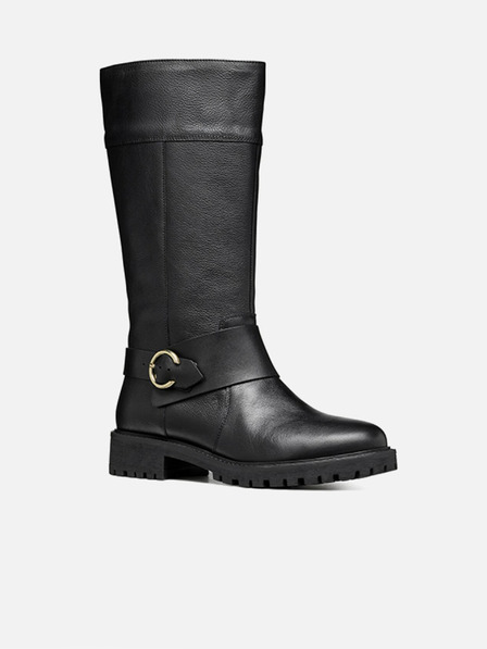 Geox Schwarze Damenstiefel Geox Hoara