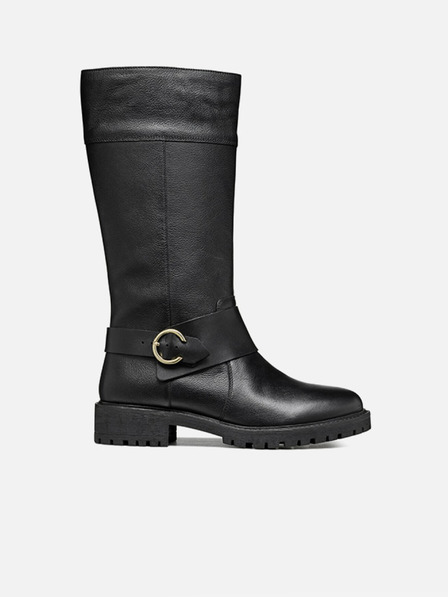 Geox Schwarze Damenstiefel Geox Hoara