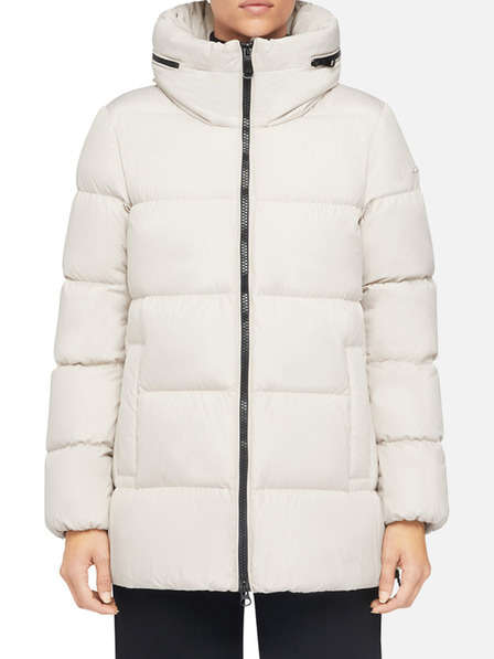 Geox Cremefarbene Damen Daunenjacke Geox Camei