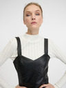 Orsay Schwarzes knielanges Damenkleid ORSAY